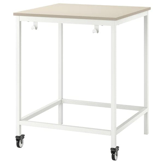Ikea TROTTEN - Table top, beige, 80x80 cm