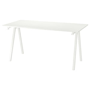Ikea TROTTEN - Desk, white, 160x80 cm