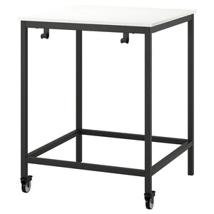 Ikea TROTTEN - Table, white/anthracite, 80x80 cm