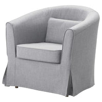 TULLSTA armchair, Nordvalla medium grey, 79x78x70 cm