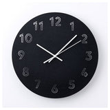 TUNNIS wall clock, black, 30 cm
