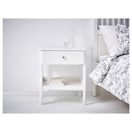 Ikea TYSSEDAL - Bedside table, white, 51x40 cm