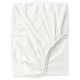 ULLVIDE fitted sheet, white, 180x200 cm