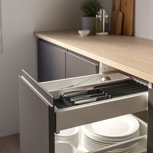 UPPDATERA - Knife rack, anthracite, 20x50 cm - best price from Maltashopper.com 80433207