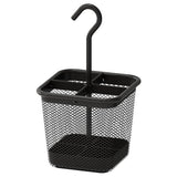 UPPDATERA cutlery caddy, anthracite, 12x12 cm