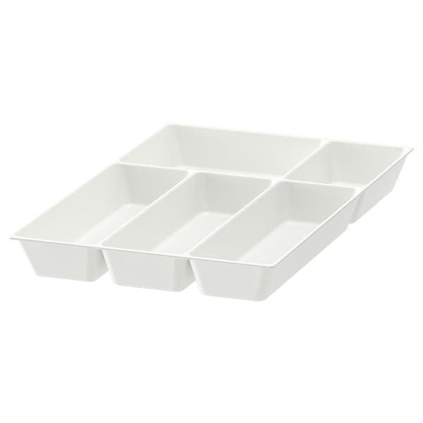 UPPDATERA cutlery tray, white, 31.6x5.0x49.5 cm