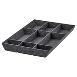 UPPDATERA adjustable organiser for drawer, grey, 40 cm