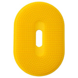UPPFYLLD vegetable scrubber, bright yellow, 12x8 cm