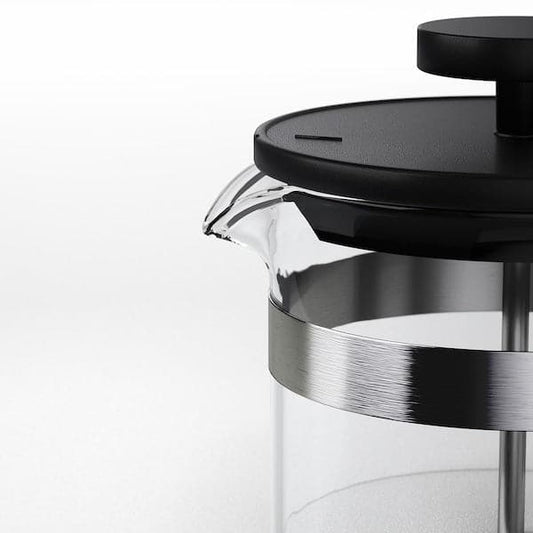 UPPHETTA - Coffee/tea maker, glass/stainless steel, 1 l - best price from Maltashopper.com 60241389
