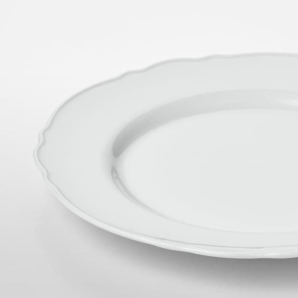 Ikea UPPLAGA - Side plate, white, 22 cm