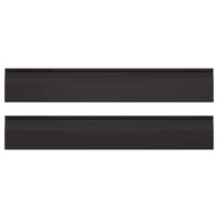 UPPLÖV drawer front, matt anthracite, 60x10 cm, 2 pack