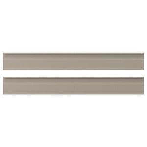 Ikea UPPLÖV - Drawer front, matt dark beige, 80x10 cm