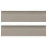 UPPLÖV drawer front, matt dark beige, 40x10 cm, 2 pack