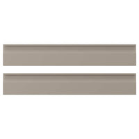 UPPLÖV drawer front, matt dark beige, 60x10 cm, 2 pack