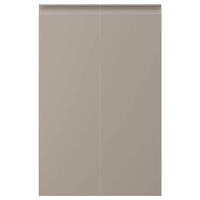UPPLÖV 2-p door f corner base cabinet set, right-hand/matt dark beige, 25x80 cm