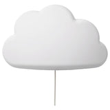 UPPLYST LED wall lamp, cloud white, 30x19x8 cm