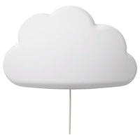UPPLYST LED wall lamp, cloud white, 30x19x8 cm