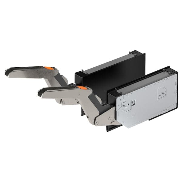 Ikea UTRUSTA - Hinge w push-opener f horizontal dr, black