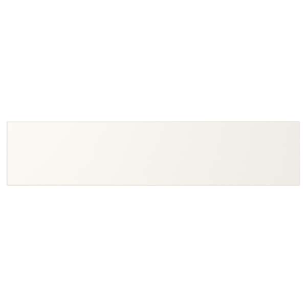 UTRUSTA drawer front, low, white, 40 cm