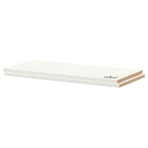 UTRUSTA - Shelf, white, 80x37 cm