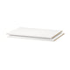UTRUSTA shelf, white, 80 cm, 2 pack