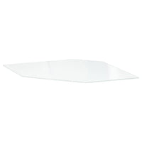 UTRUSTA shelf for corner wall cabinet, glass, 68 cm