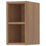 VADHOLMA open storage, brown/stained ash, 20x37x40 cm