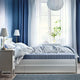 VADSÖ sprung mattress, extra firm/light blue, 90x200 cm