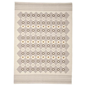 Ikea VÄGNÄT - Rug, flatwoven, off-white grey/handmade, 170x240 cm
