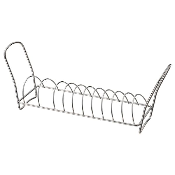 Ikea VÄLVÅRDAD - Dish drying rack, stainless steel, 12x32 cm