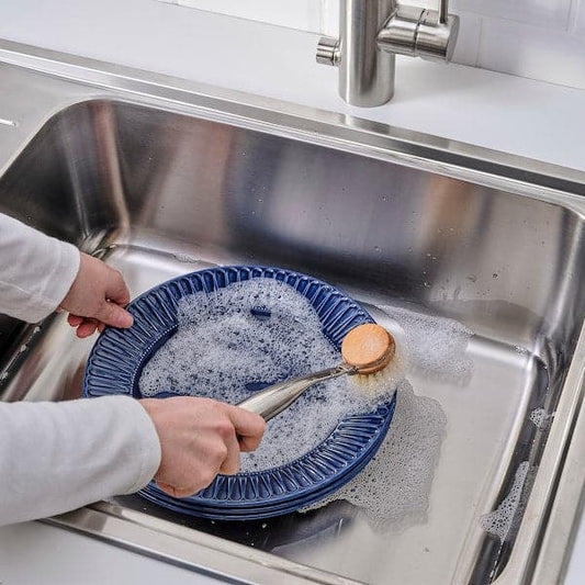 Ikea VÄLVÅRDAD - Dish-washing brush, stainless steel/beech