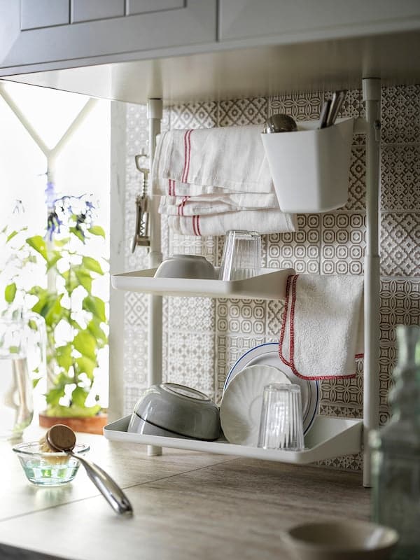 Ikea VÄLVÅRDAD - Dish-washing brush, stainless steel/beech
