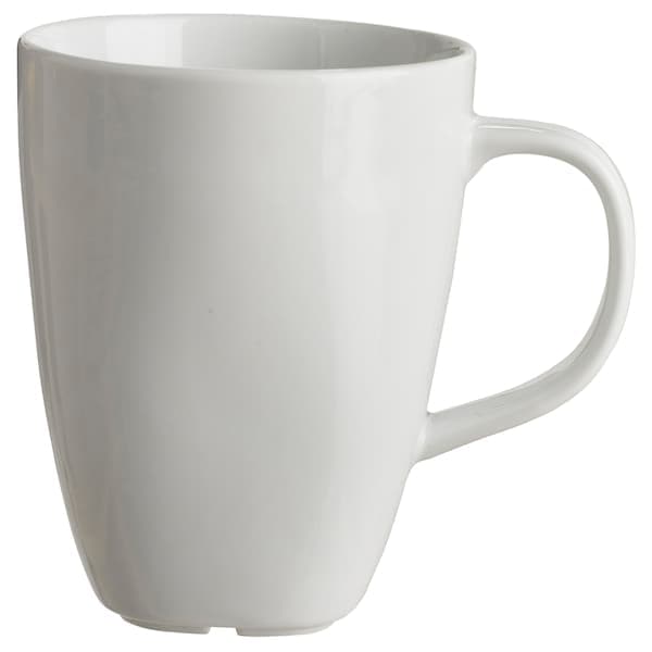 IKEA 365+ cup with saucer, white, 13 cl - IKEA