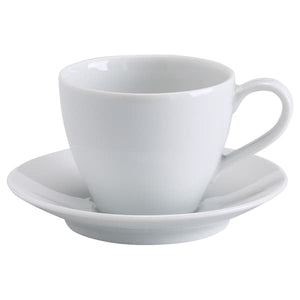 VÄRDERA - Coffee cup and saucer, white, 20 cl - best price from Maltashopper.com 60277463