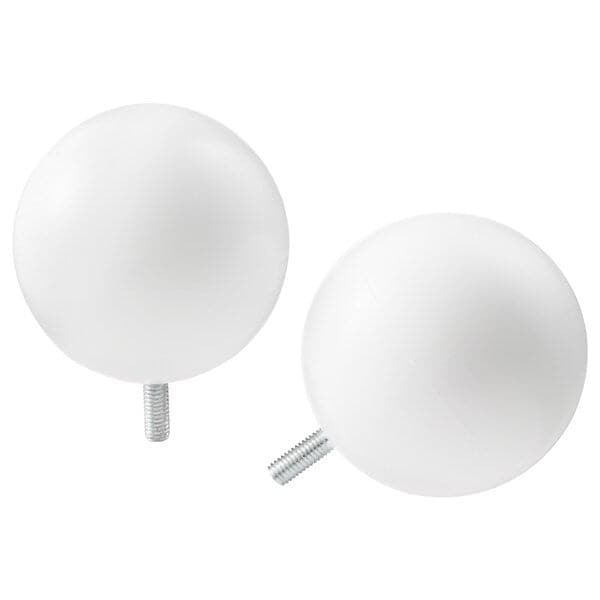 VÄSENTLIG - Finials, 1 pair, white - best price from Maltashopper.com 00217194