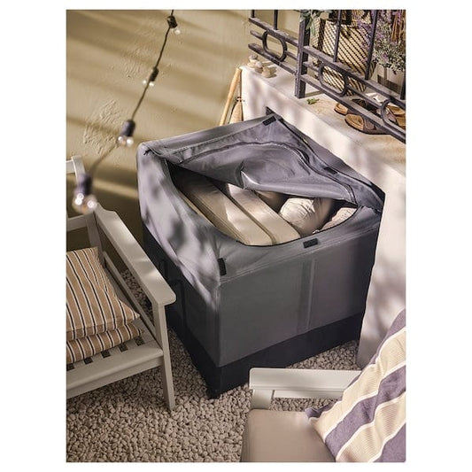 Ikea VÄTTERSÖ - Storage box, outdoor, dark grey, 78x72x79 cm