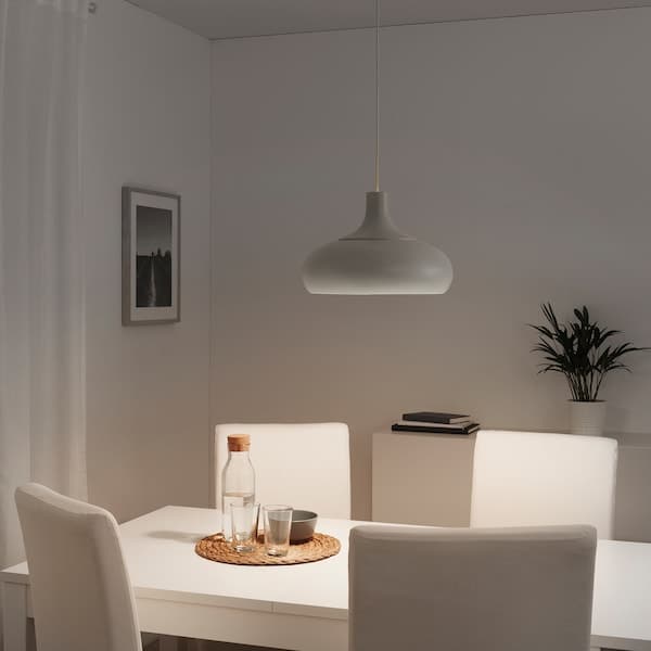 Ikea VÄXJÖ - Pendant lamp, beige, 38 cm
