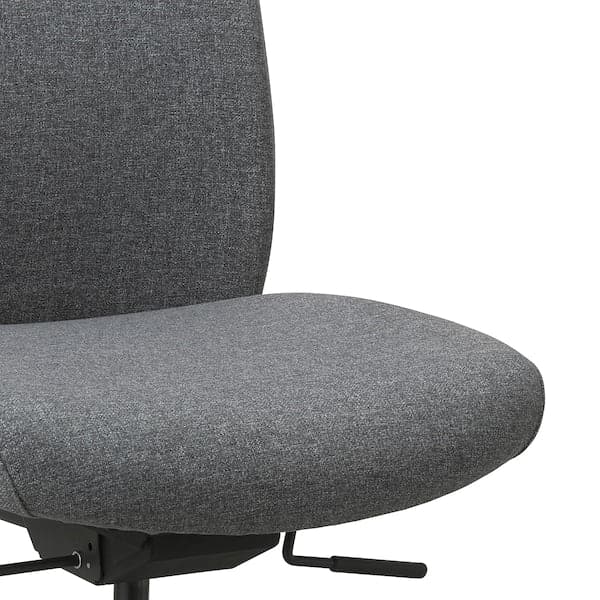 Ikea VALLFJÄLLET - Office chair, Gunnared grey ,