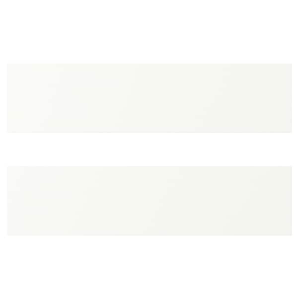 VALLSTENA drawer front, white, 40x10 cm