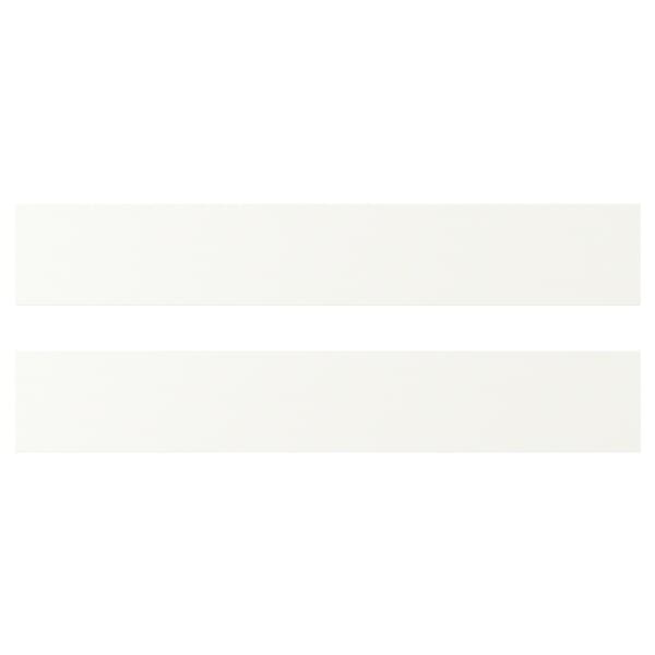 VALLSTENA drawer front, white, 60x10 cm