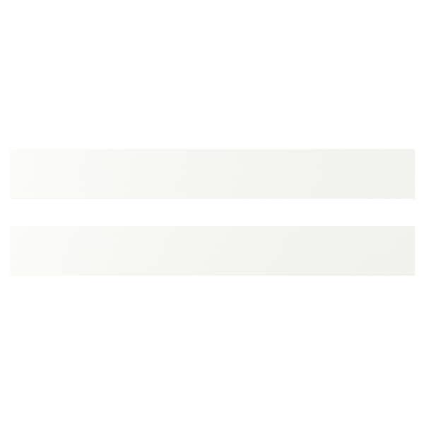 VALLSTENA drawer front, white, 80x10 cm