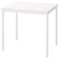 VANGSTA - Extendable table, white, 80/120x70 cm - best price from Maltashopper.com 00375126