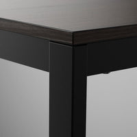 VANGSTA Extendable table - black/dark brown 80/120x70 cm - best price from Maltashopper.com 40420155