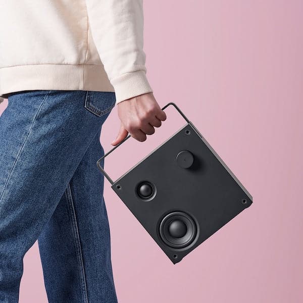 VAPPEBY - Bluetooth® speaker, black/gen 3, , 20x20 cm - best price from Maltashopper.com 30517365