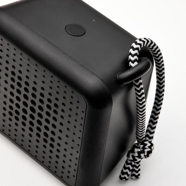 Ikea VAPPEBY - Portable bluetooth speaker, waterproof/black