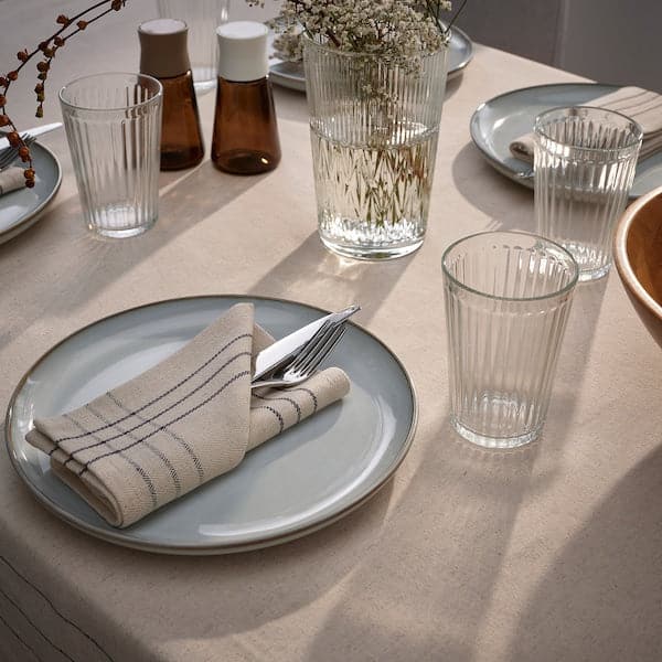 VÅRARV - Napkin, dark grey/natural, 35x35 cm - best price from Maltashopper.com 30545863