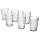 VARDAGEN glass, clear glass, 20 cl, 6 pack