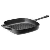 VARDAGEN grill pan, cast iron, 28x28 cm