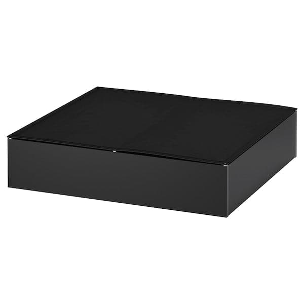 VARDÖ - Bed storage box, black, 65x70 cm - best price from Maltashopper.com 20238223
