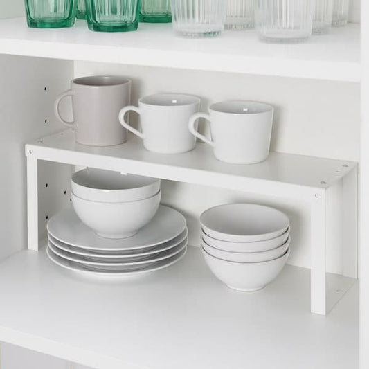 VARIERA - Shelf insert, white, 46x14x16 cm - best price from Maltashopper.com 40542958